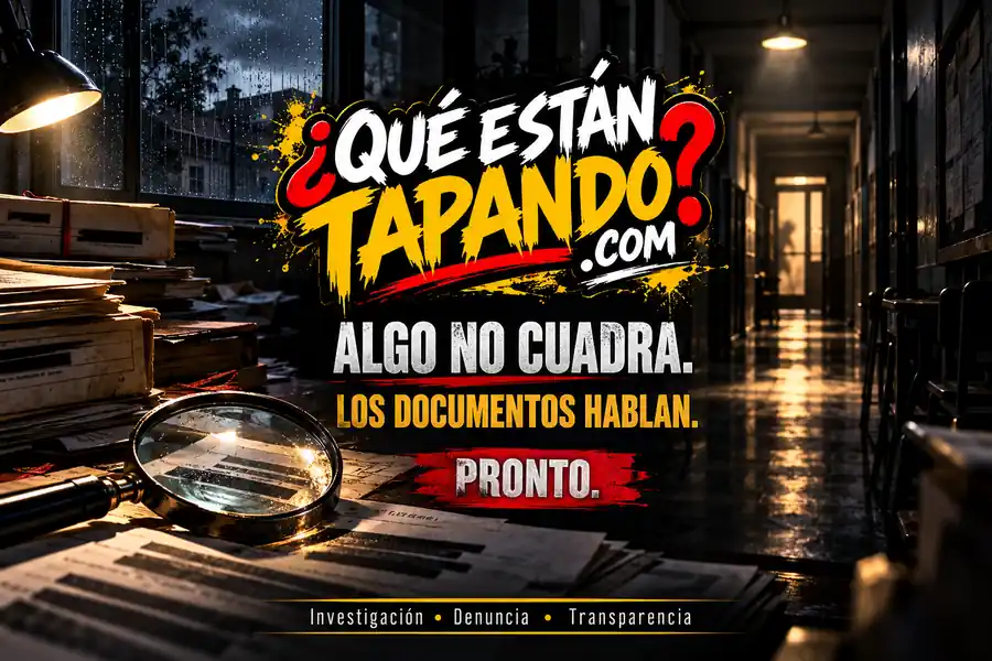 ¿Qué Están Tapando? .COM - Algo no cuadra. Los documentos hablan. Pronto. Investigación, Denuncia, Transparencia